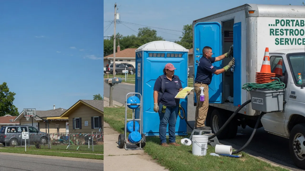 Portable Toilet Rental in Waterloo, IL near me